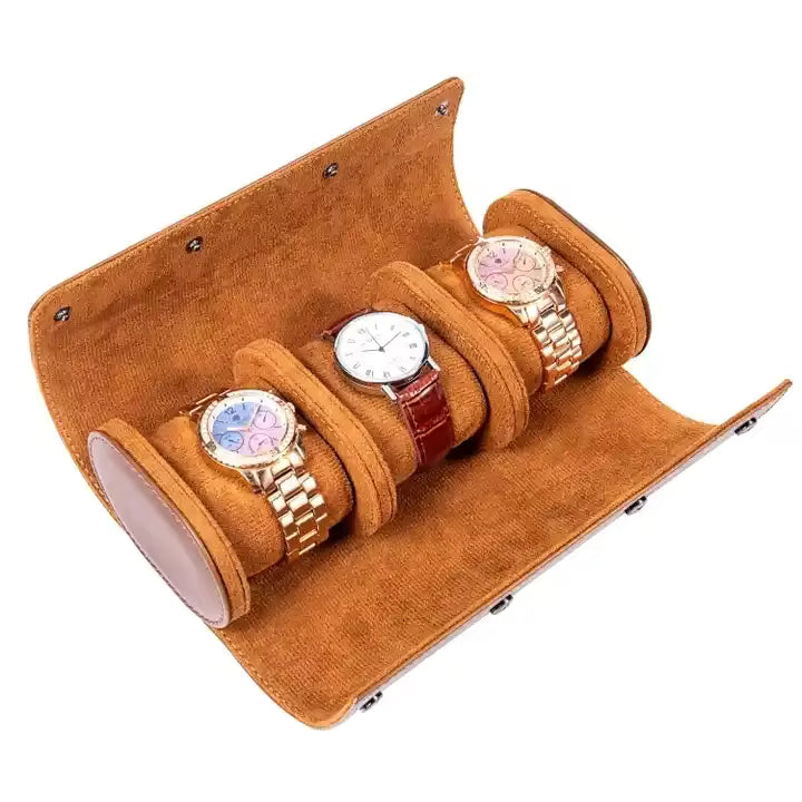 Crazy Horse Wrist Watch Boxes