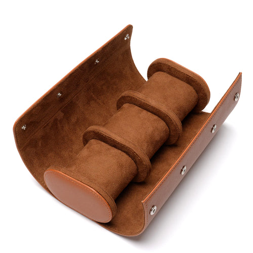 3 Slot Leather Watch Roller